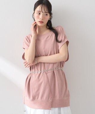 earth music&ecology マルチウェイリメイク風プルオーバー Pink