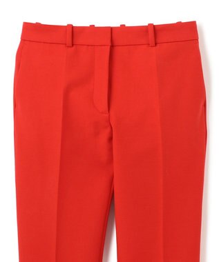 JOSEPH バイストレッチトワル　クロップドトラウザーズ Crimson