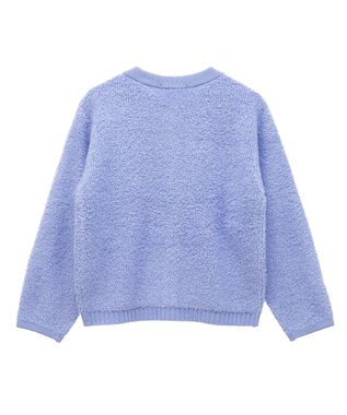 Green Parks ループ編み金釦ニットカーディガン Blue