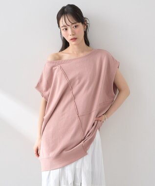 earth music&ecology マルチウェイリメイク風プルオーバー Pink