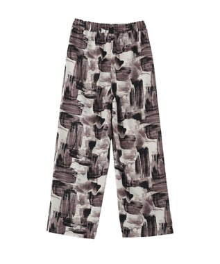 YECCA VECCA アブストラクト柄ワイドパンツ Gray