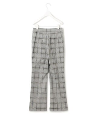 ICB T/Rグレンチェック　セミフレアパンツ グレンチェック系