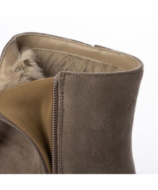 Riz raffinee <Riz raffinee>【全天候対応ボアショートブーツ 】 オークスエード