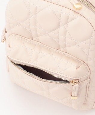 LA BAGAGERIE 【MONICA】ポーチ付きキルティングリュック アイボリー