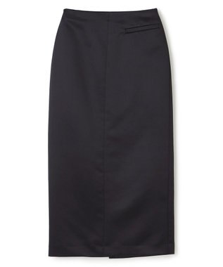 uncrave ラスターサテン スカート（uncrave WHITE） ブラック