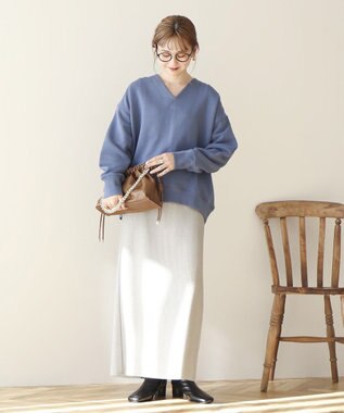 AMERICAN HOLIC Ｖネックスウェット Blue