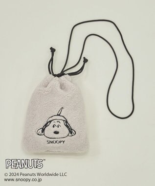 CRAFT STANDARD BOUTIQUE 【PEANUTS】ボア巾着ショルダーバッグ