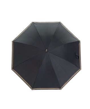 MOONBAT 晴雨兼用日傘 長傘 ランダムボーダー／遮光 遮熱 UV ブラック