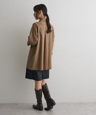 CRAFT STANDARD BOUTIQUE ビスチェレイヤード風シャツ Brown