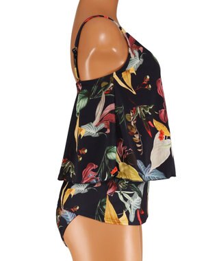 San-ai Resort（三愛水着楽園） ロングパンツセット　13L・15L　【Coral veil（コーラルヴェール）】 ネイビー