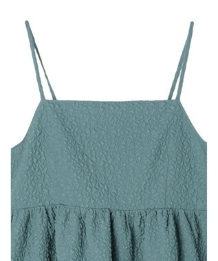 Green Parks ・ＥＬＥＮＣＡＲＥ　ＤＵＥ　フクレキャミワンピース Green