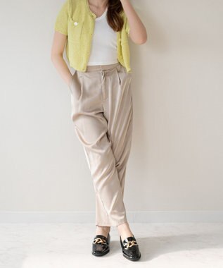 Bridget Birkin 【Bridget Birkin】チェーンアクセサリーローファー ブラックエナメル