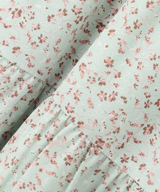 Feroux サマープリント ワンピース ライトグリーン系1