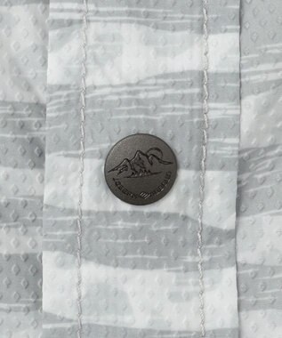 JOSEPH ABBOUD MOUNTAIN エンボスサファリカモ 半袖シャツ グレー系5