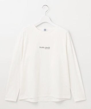 J.PRESS LADIES ロゴ Tシャツ ホワイト系