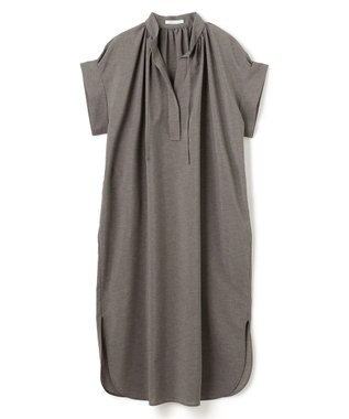 BEIGE， 【洗える/接触冷感/速乾/UVケア対応】BATEAU / スタンドカラードレス C.Gray