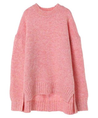 Green Parks ふわふわＭｉｘニットプルオーバー Pink
