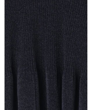 Te chichi モールペプラム2WAYニット チャコールグレー