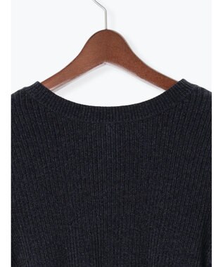 Te chichi モールペプラム2WAYニット チャコールグレー