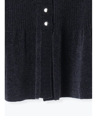 Te chichi モールペプラム2WAYニット チャコールグレー