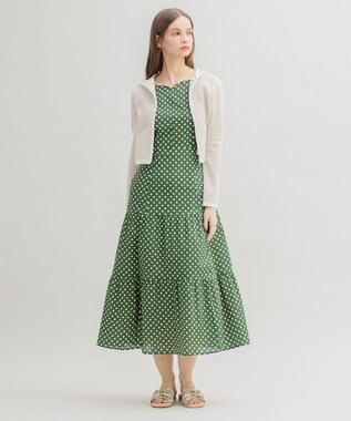 TOCCA 【洗える！】SCOOP フーディボレロ ベージュ系