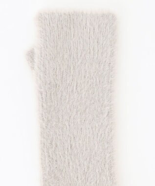 ANY SIS 【WEB＋一部店舗限定】シャギー ハンドウォーマー ライトグレー