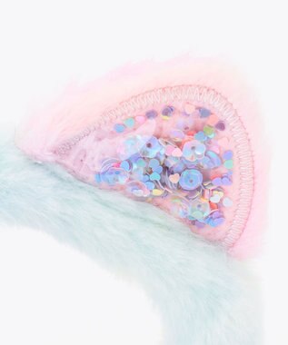 ANY KIDS ネコ耳イヤーマフ レインボー