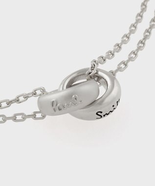 Paul Smith Double Ring Motif ブレスレット シルバー