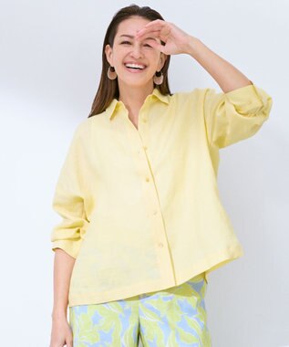 自由区 S トルコリネン シャツ