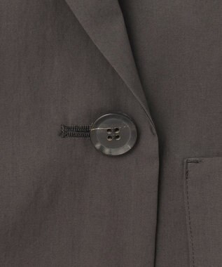 BEIGE， 【洗える・FUDGE 6月号掲載】MALLOW / コットンテーラードオーバージャケット Slate