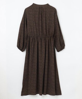 ANY 【洗濯機可能/ウエストゴム】ウエストギャザー ワンピース フラワー