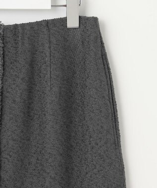 自由区 S ブライトリングツイードストレート スカート スレート