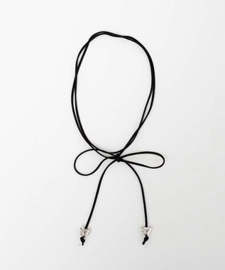 WEGO Lハートリボンチョーカー ブラック