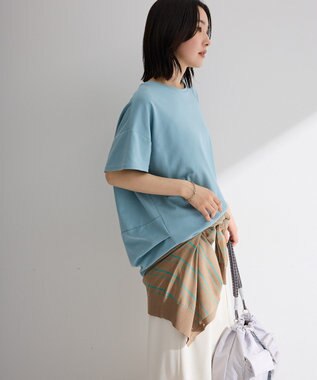 Green Parks 超冷感コクーンカットプルオーバー Blue
