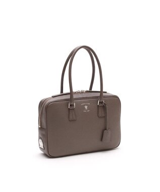 A.D.M.J. 牛革 ボストンバッグ 28cm※SILVER金具 AKASUMI