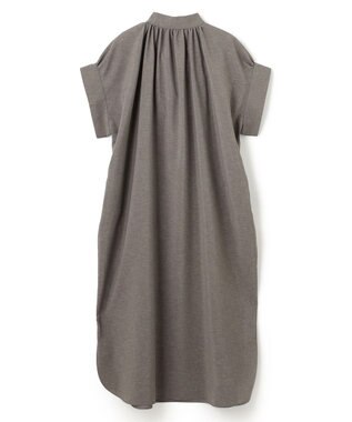 BEIGE， 【洗える/接触冷感/速乾/UVケア対応】BATEAU / スタンドカラードレス C.Gray