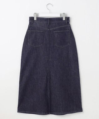 自由区 【洗える】ウスカルデニムAライン スカート インディゴ