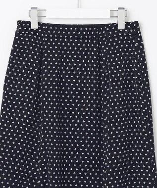 J.PRESS LADIES S 【洗える】ジオメトリック マーメイド スカート ネイビー系5