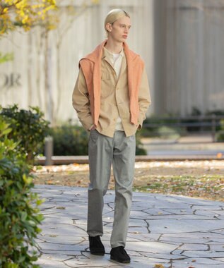 J.PRESS MEN グリストーンタフタ カバーオールジャケット ベージュ系