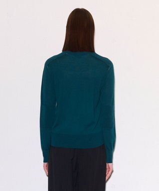 JOSEPH ウールカシミヤ　ラウンドネックニット Dark Teal