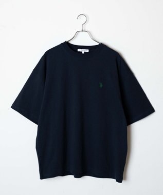 WEGO 【ユニセックス着用ITEM】別注USPOLO　ヘビーウエイトBIGT（S） ネイビー