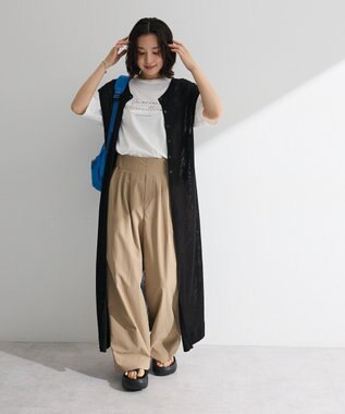 Green Parks 【適ON】箔プリントロゴＴシャツ Off White