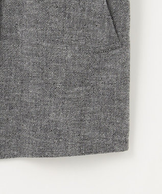 自由区 S 【洗える】ライトネップツイルジャケット コート モノトーン