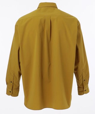 J.PRESS YORK STREET 【UNISEX】ストレッチピーチクロスワークシャツ キャメル系