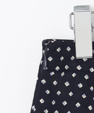 J.PRESS LADIES S 【洗える】ジオメトリック マーメイド スカート ネイビー系5