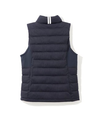 ZERO HALLIBURTON 【雑誌掲載】 ハイブリッドパデットベスト 82756 撥水 保温 裏起毛 ゴルフ ZHG-W15b ネイビー