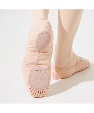 Chacott スプリットバレエシューズ　Ｄ幅（普通幅）／Ｅ幅（広幅） ヨーロピアンピンク