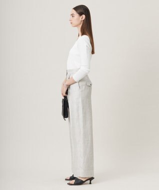 ICB 【洗える】 シンセティックフルニードル ニットプルオーバー オフホワイト系