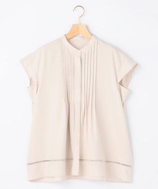 組曲 S 【先行予約】スムースクロス ピンタックブラウス