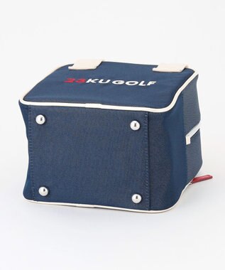 23区GOLF 【WOMEN】合皮×デニム調保冷カートバッグ ネイビー系